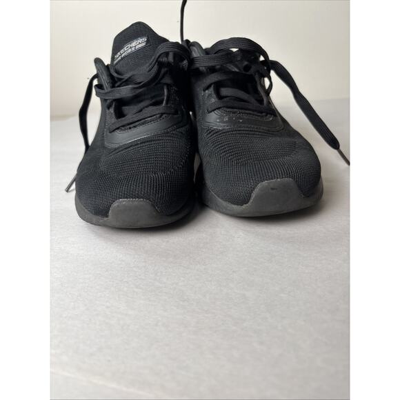Skechers Bobs Womens Black Athletic Shoe Size 10 Lace Up Comfort Sport Travel - Picture 9 of 10